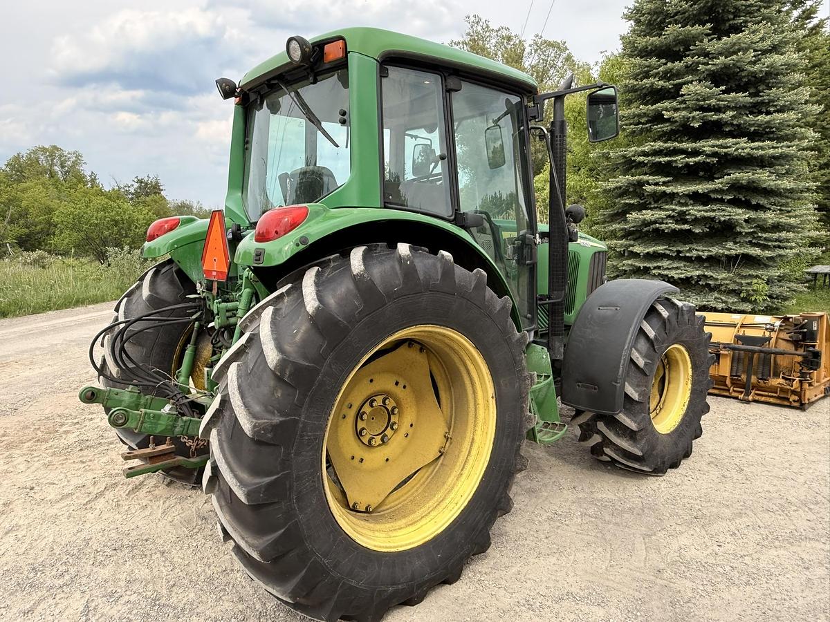Used 2008 John Deere 6320, 24 SPD Power Quad, 9-15 HLA Blade