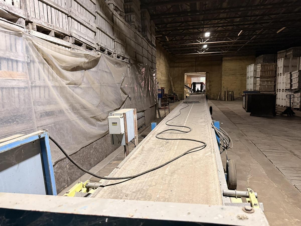 Used Alliston Machinery 50' Long by 36" Wide Belt Conveyor