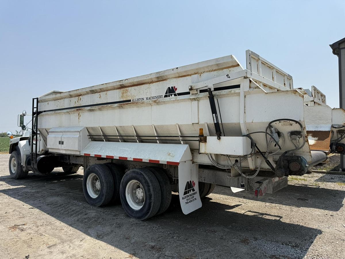 Used 1999 Mack Truck With 24' Alliston Machinery Box, 60" Belt, Honda Motor