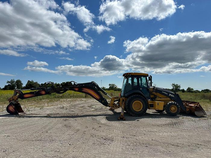 Used 2017 DEERE 710L Backhoe, 4wd, Cab, Heat, A/C, 4800 hours