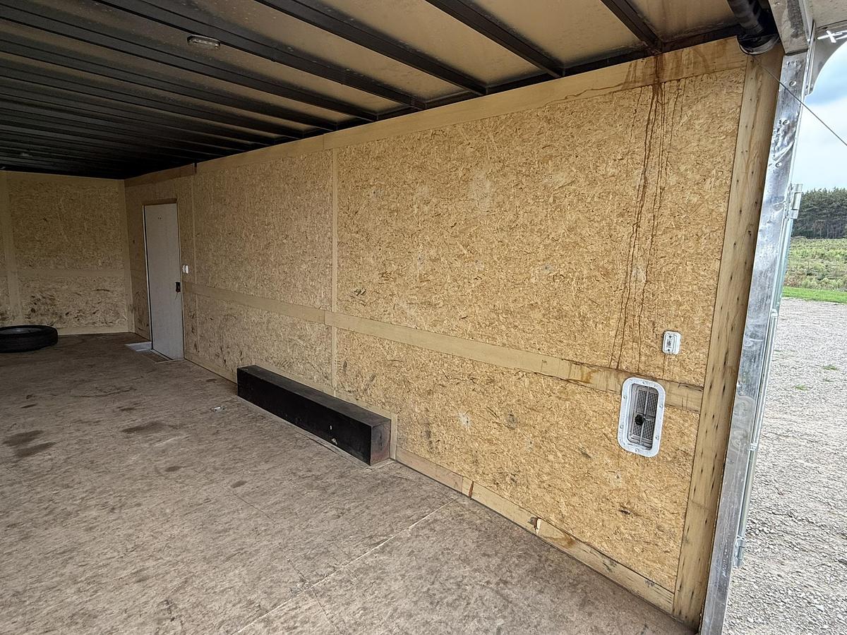 Used 2022 Cross Alpha Series 24' V-Nose Enclosed Trailer