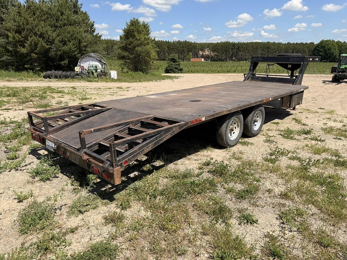 Used 2001 Home Made 24' Gooseneck Trailer
