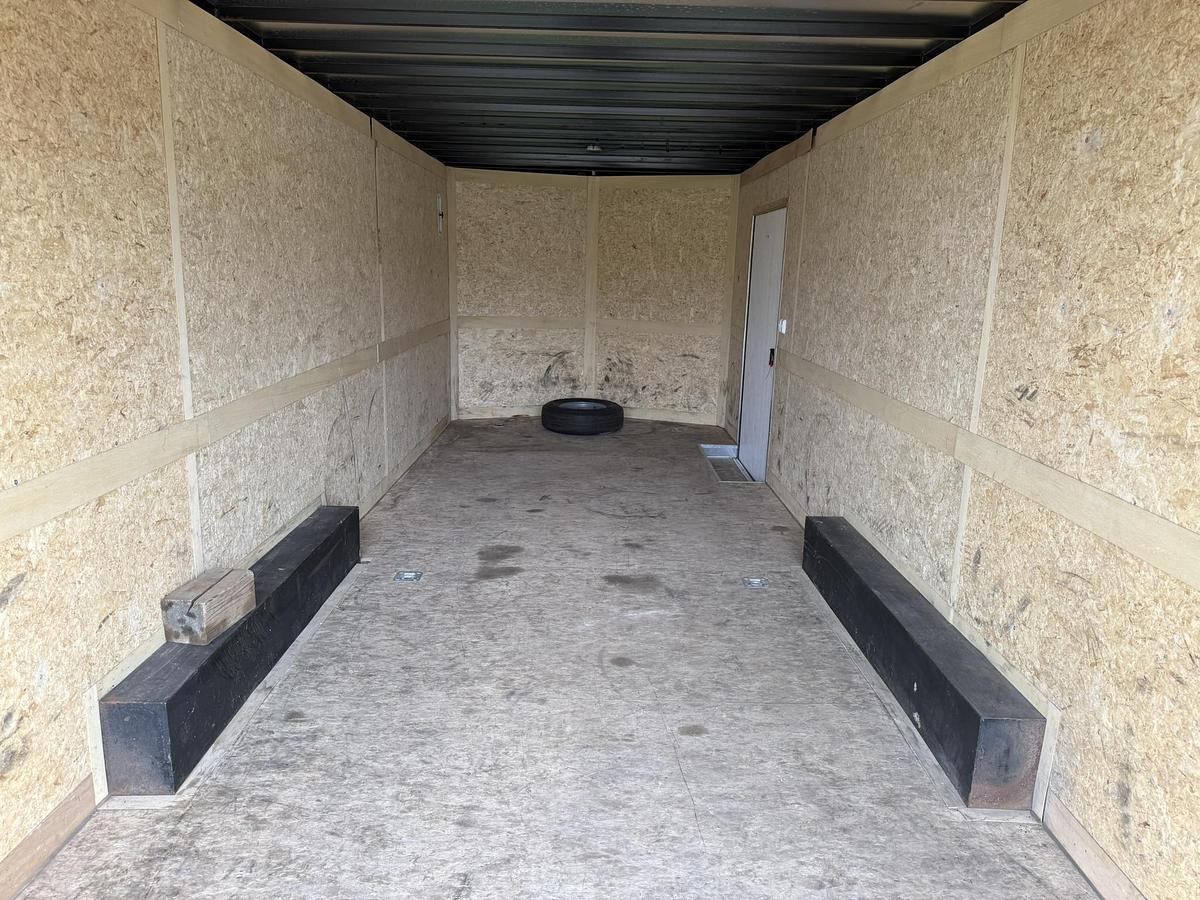Used 2022 Cross Alpha Series 24' V-Nose Enclosed Trailer