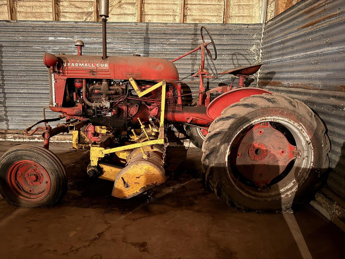 Used McCormick Farmall Cub With Belly Tiller