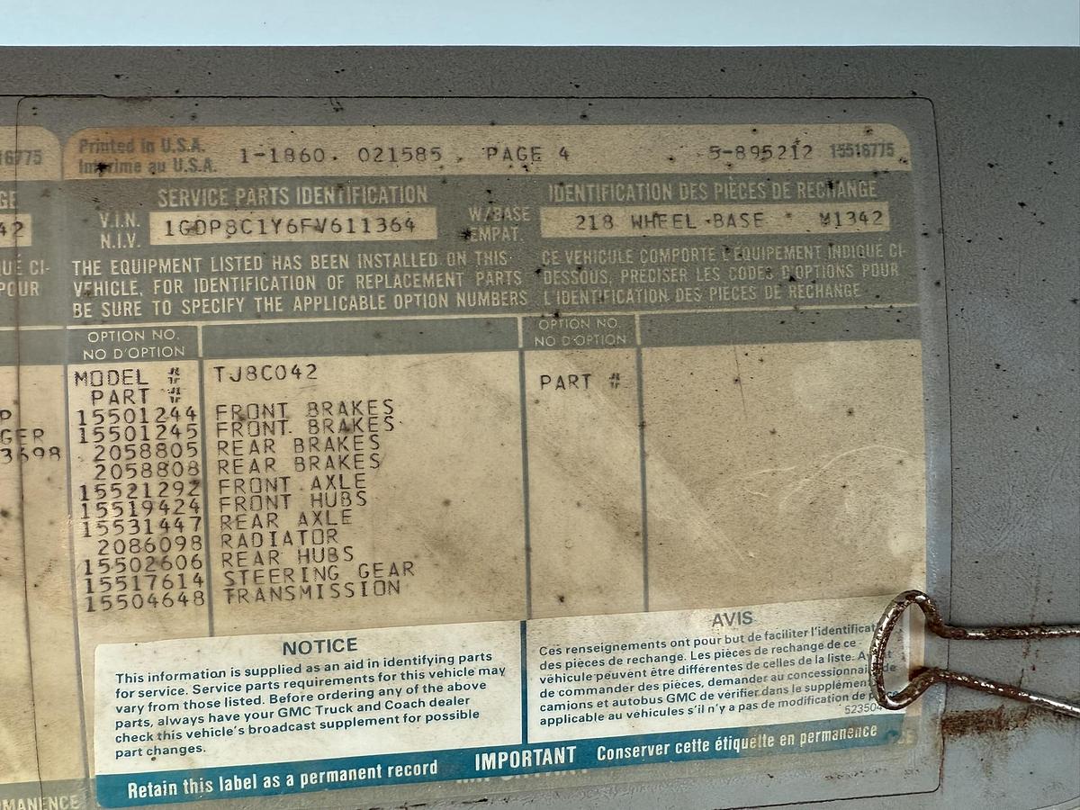 Used GMC Brigadier, 3028 Cat, Willmar Loadrunner 10