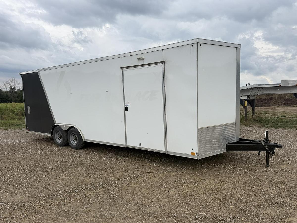 Used 2022 Cross Alpha Series 24' V-Nose Enclosed Trailer
