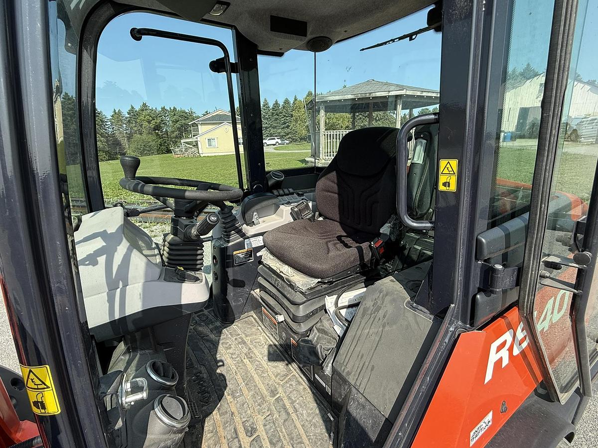 Used 2022 Kubota R640 Wheel Loader, Cab, Hyd. Bucket, 500 Hours