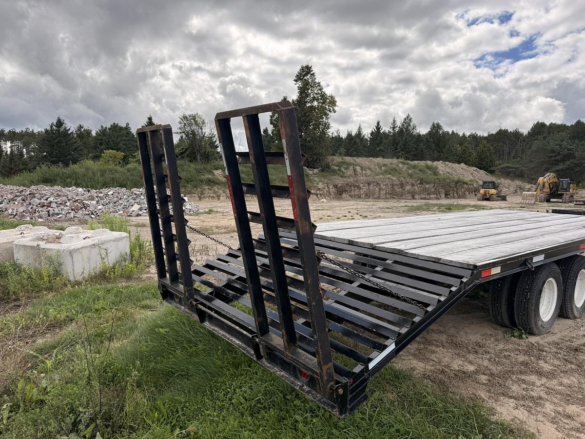Used 24' Beavertail Deck Over Trailer 2 x 10K Axles