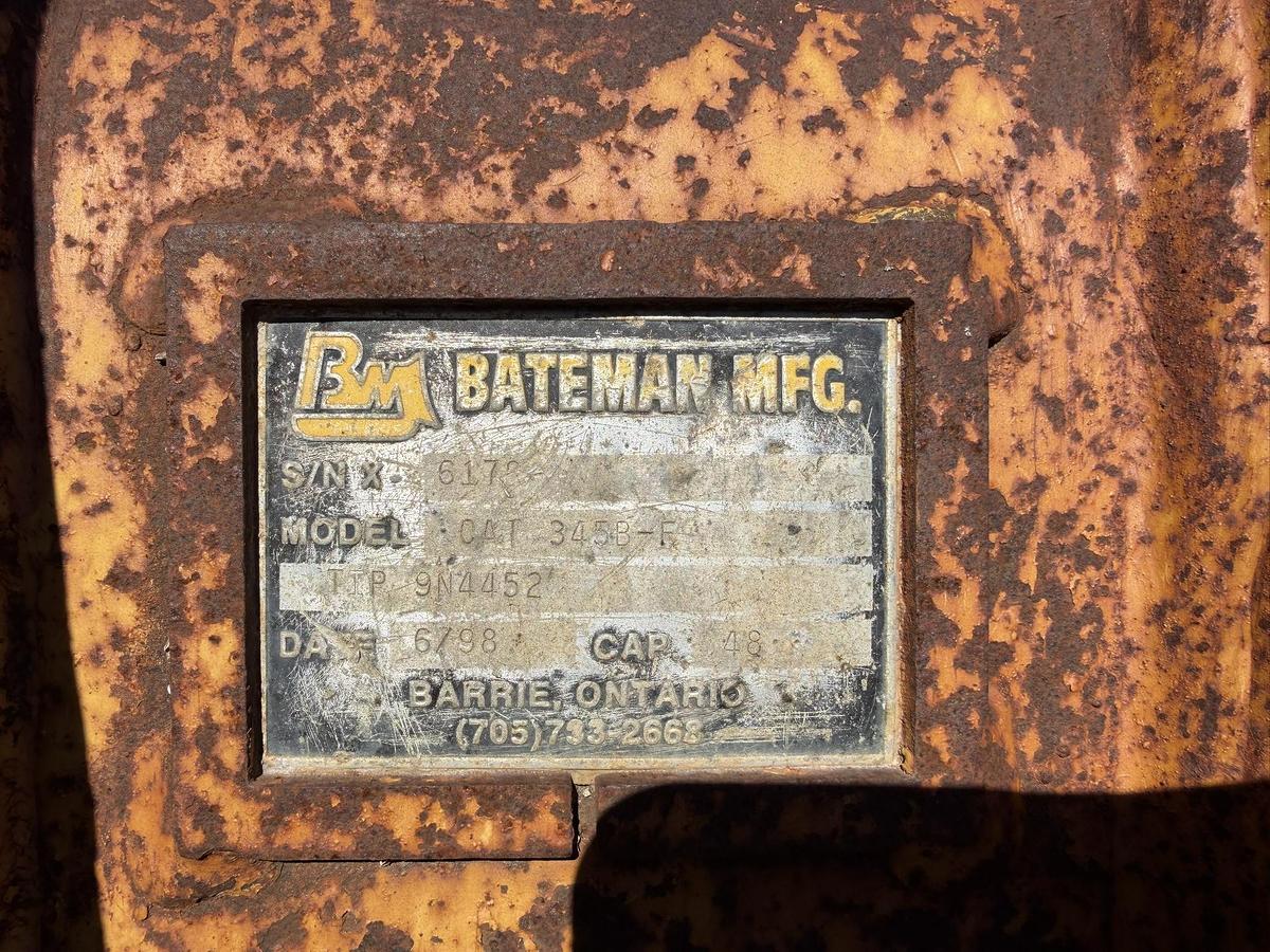Used Bateman 48" Trenching Bucket, Caterpillar 345