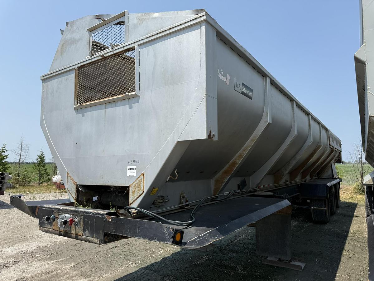 Used H.F. Stewart  40' Live Bottom Produce Trailer