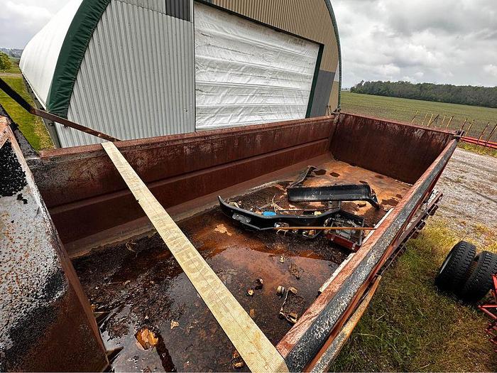 Used 19.5' Dump Truck Box with 30 Ton Hoist
