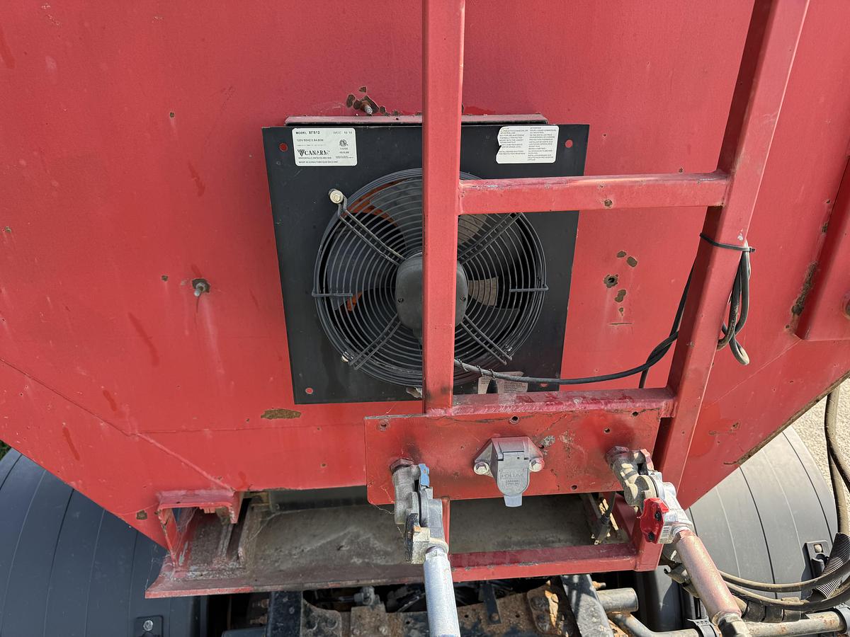 Used 2010 Alliston Machinery 40' Live Bottom Produce Bulk Trailer