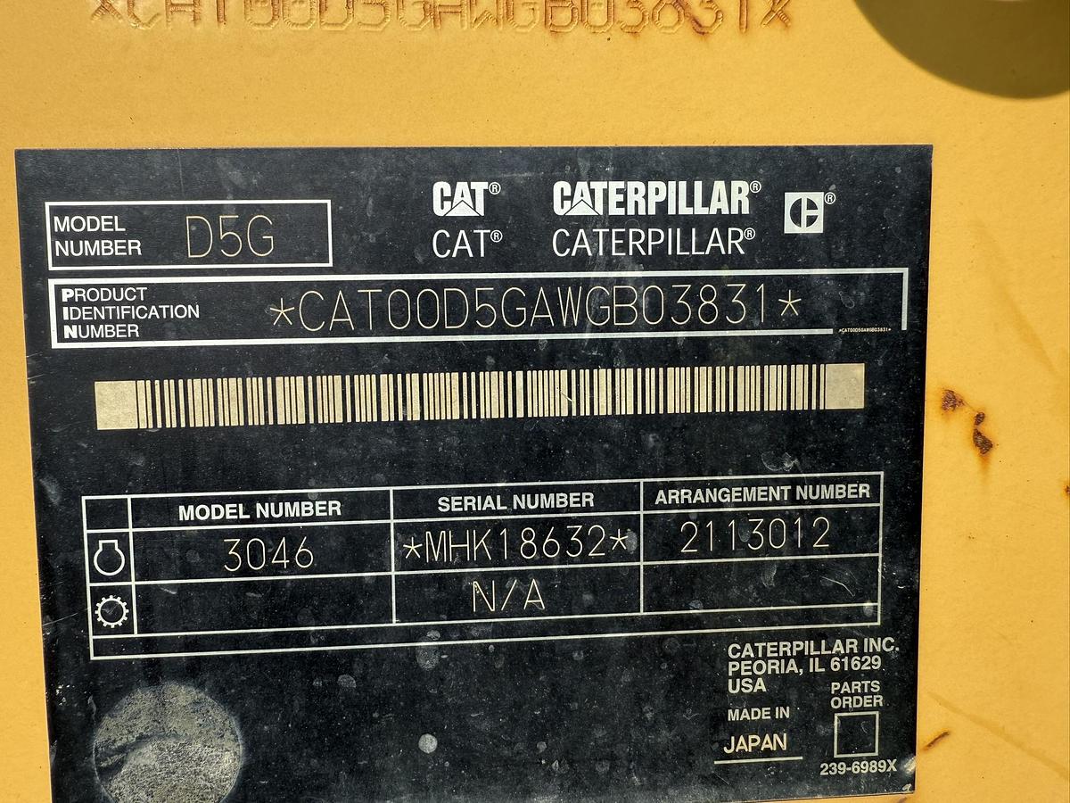 Used 2005 Caterpillar D5G XL