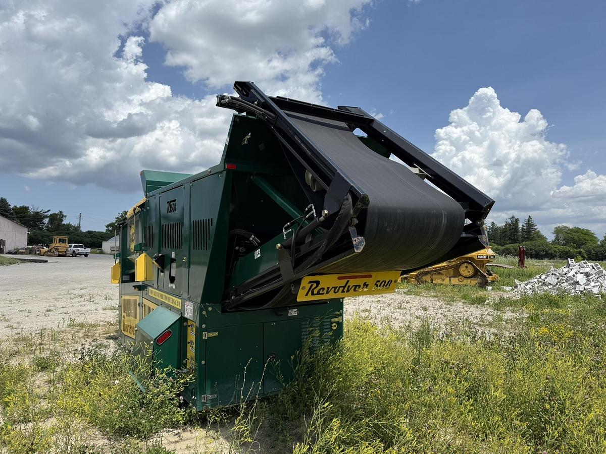 Used 2022 Revolver RT508 Portable Trommel Screener, Cat Diesel, 150 Hours 1/2" Screen