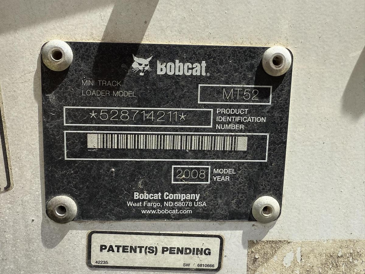 Used Bobcat MT52 Mini Track Loader