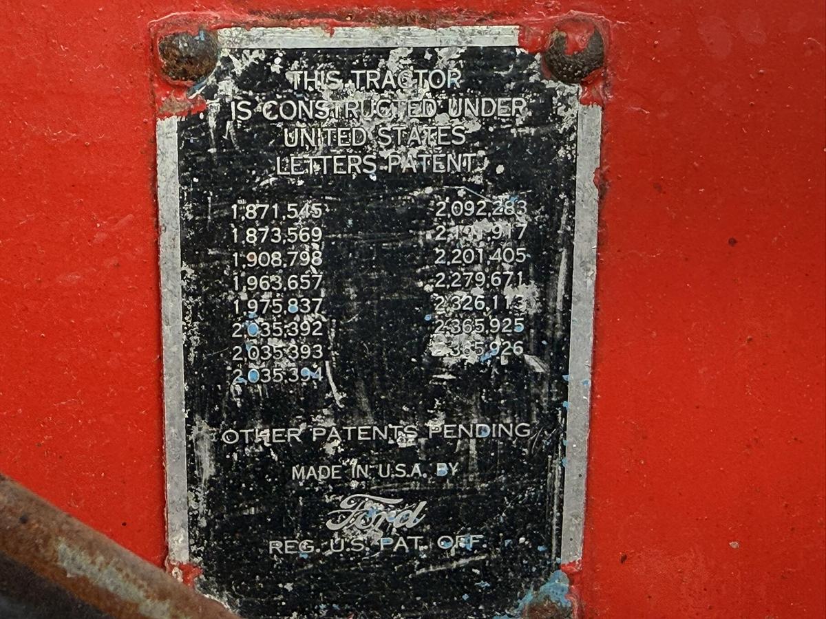 Used 1950 Ford 8N, 2 Furrow Plough