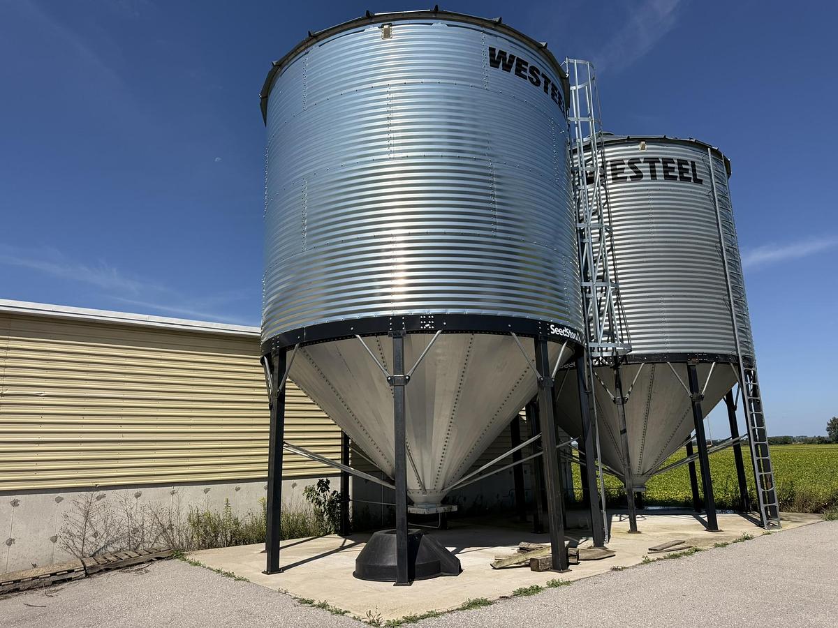 Used Westeel 100 Ton Grain Bin Hopper Bottom
