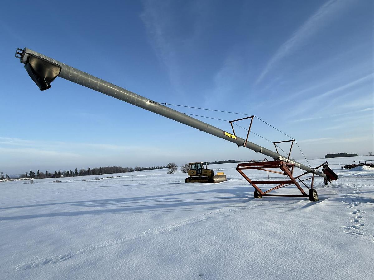 Used Mayrath 12" By 72" Galvanized Auger