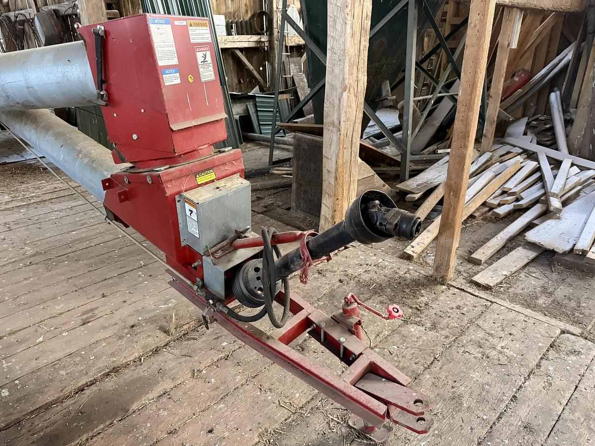 Used Sudenga 10" x 61' Auger With Swinging Fill Auger