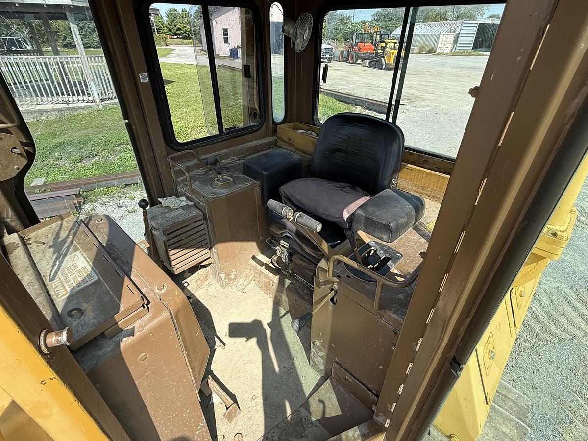 Used 1987 Caterpillar D4H Dozer, High Track, Cab, 6 Way Blade, 3666 Hours