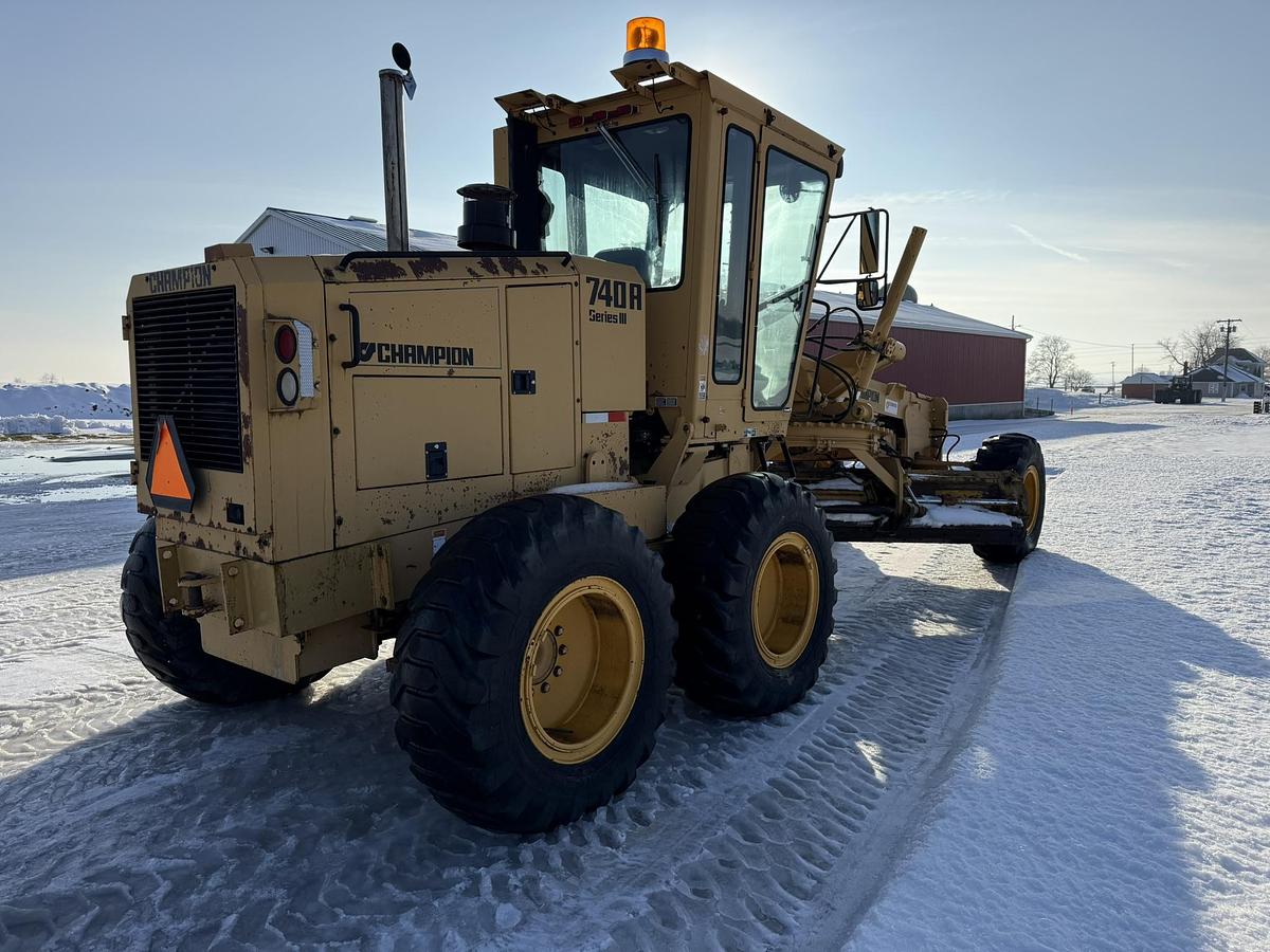 Used Champion 740A Series 3, Cab, 13' Blade, Cummins, OG Paint