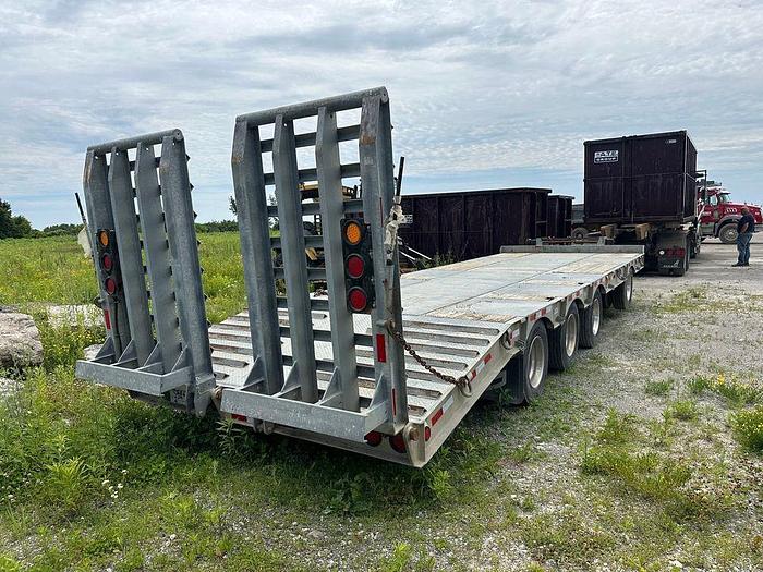 Used JC Trailer, 3 Axle With Lift, Galvanized, Air Tailgate
