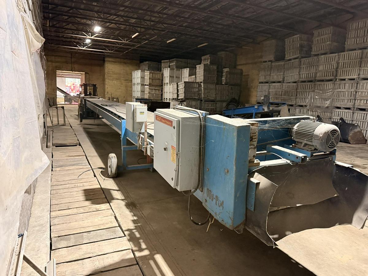 Used Alliston Machinery 50' Long by 36" Wide Belt Conveyor