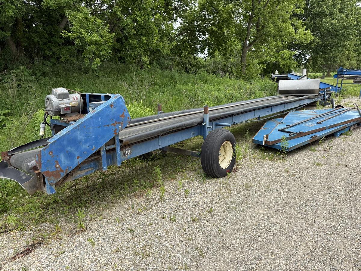 Used Alliston Machinery 44' Truck Unloding Conveyor