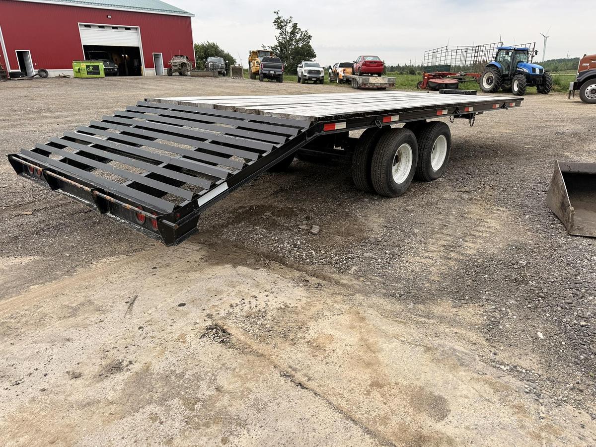 Used 24' Beavertail Deck Over Trailer 2 x 10K Axles