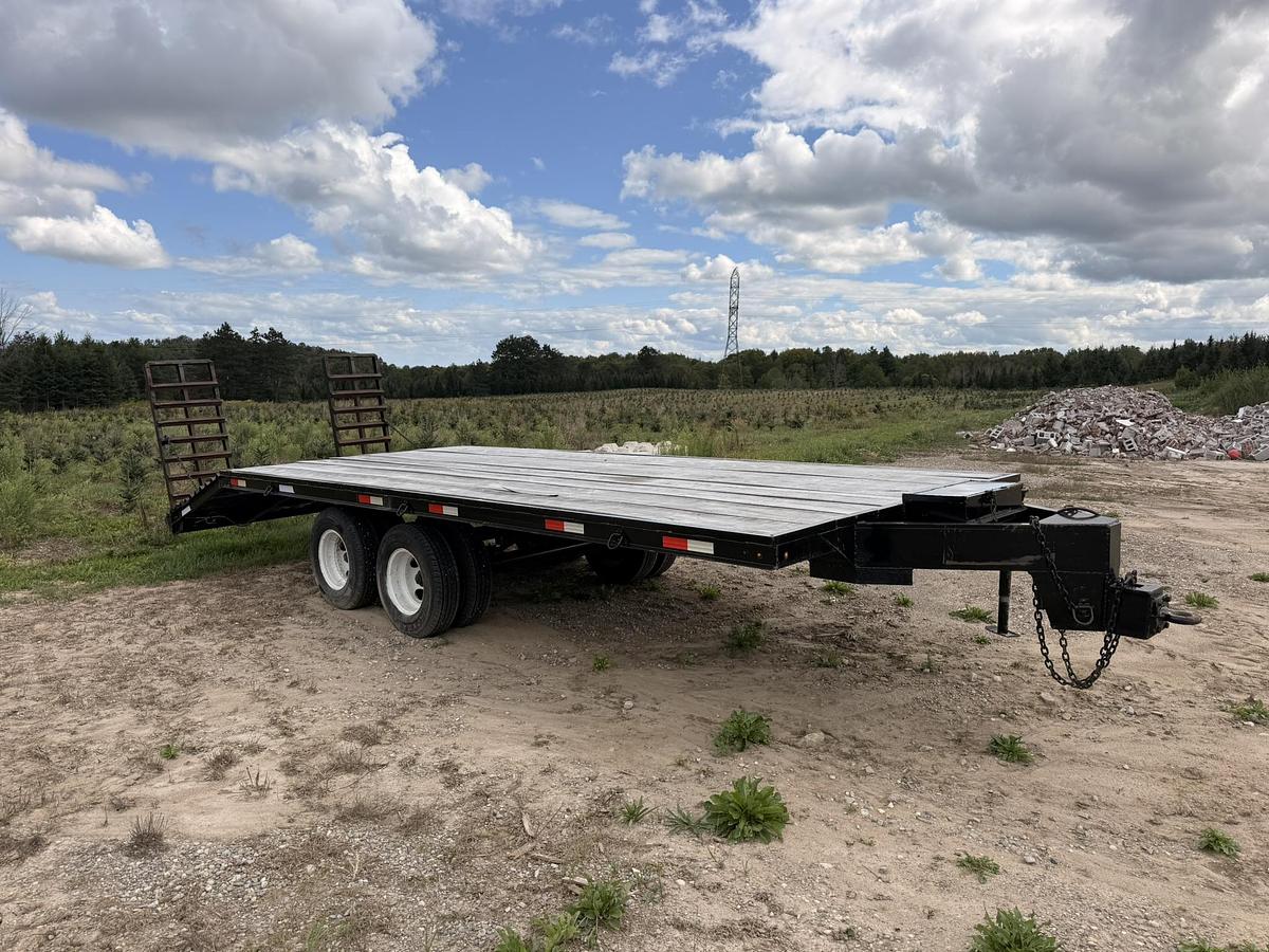 Used 24' Beavertail Deck Over Trailer 2 x 10K Axles