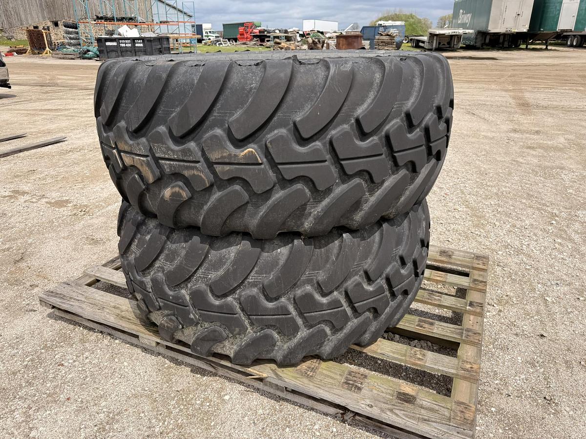Used Alliance 650/65R30.5 Floater Tires