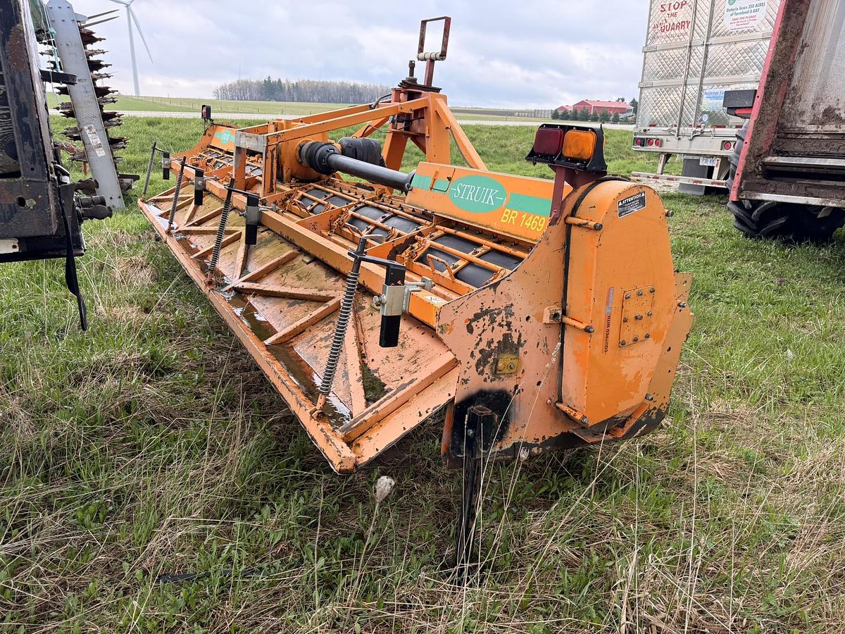 Used 2005 Struik BR1469, 18' Power Harrow