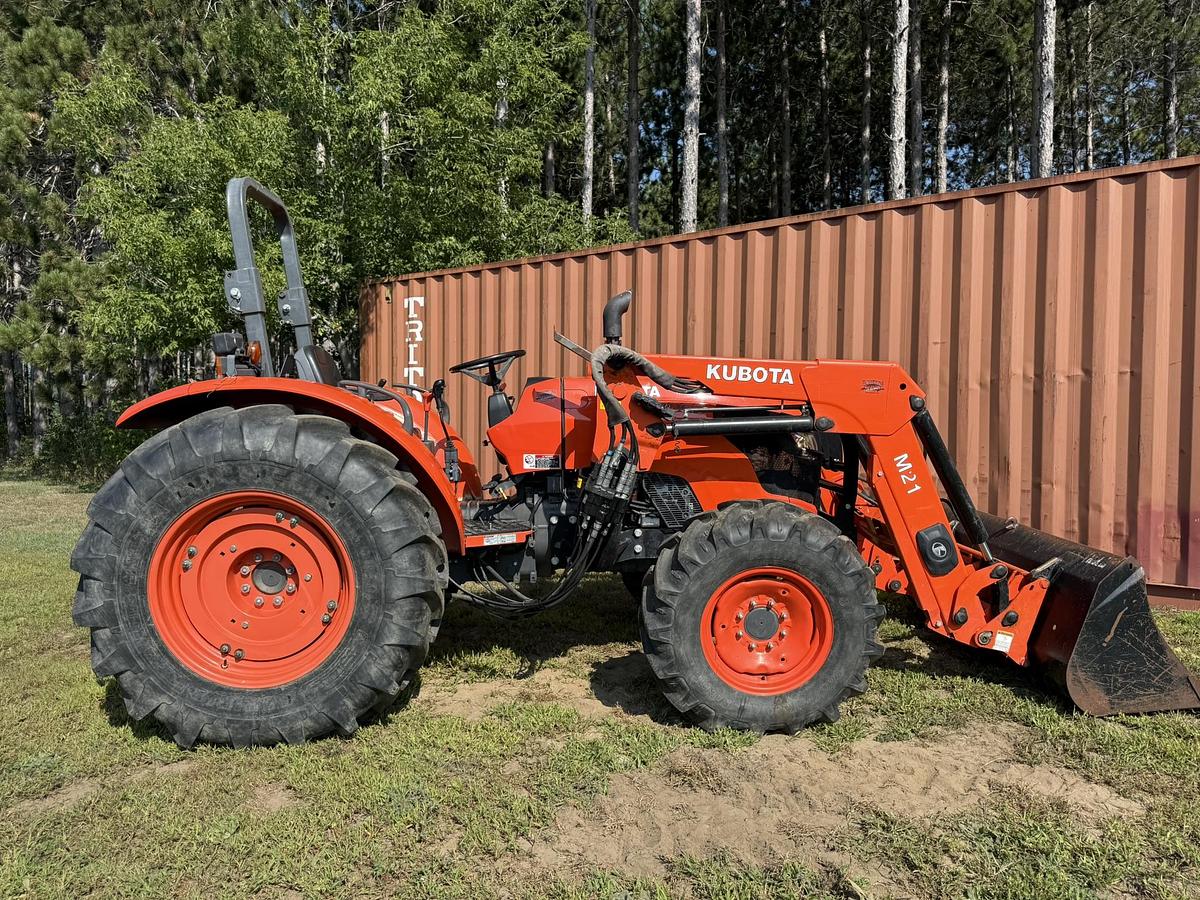 Used 2018 Kubota M7060 Rops, 4WD, Loader Tractor