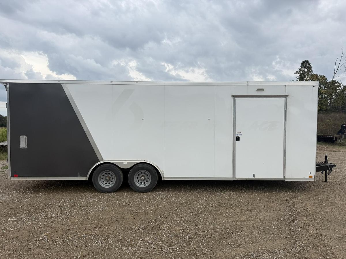 Used 2022 Cross Alpha Series 24' V-Nose Enclosed Trailer