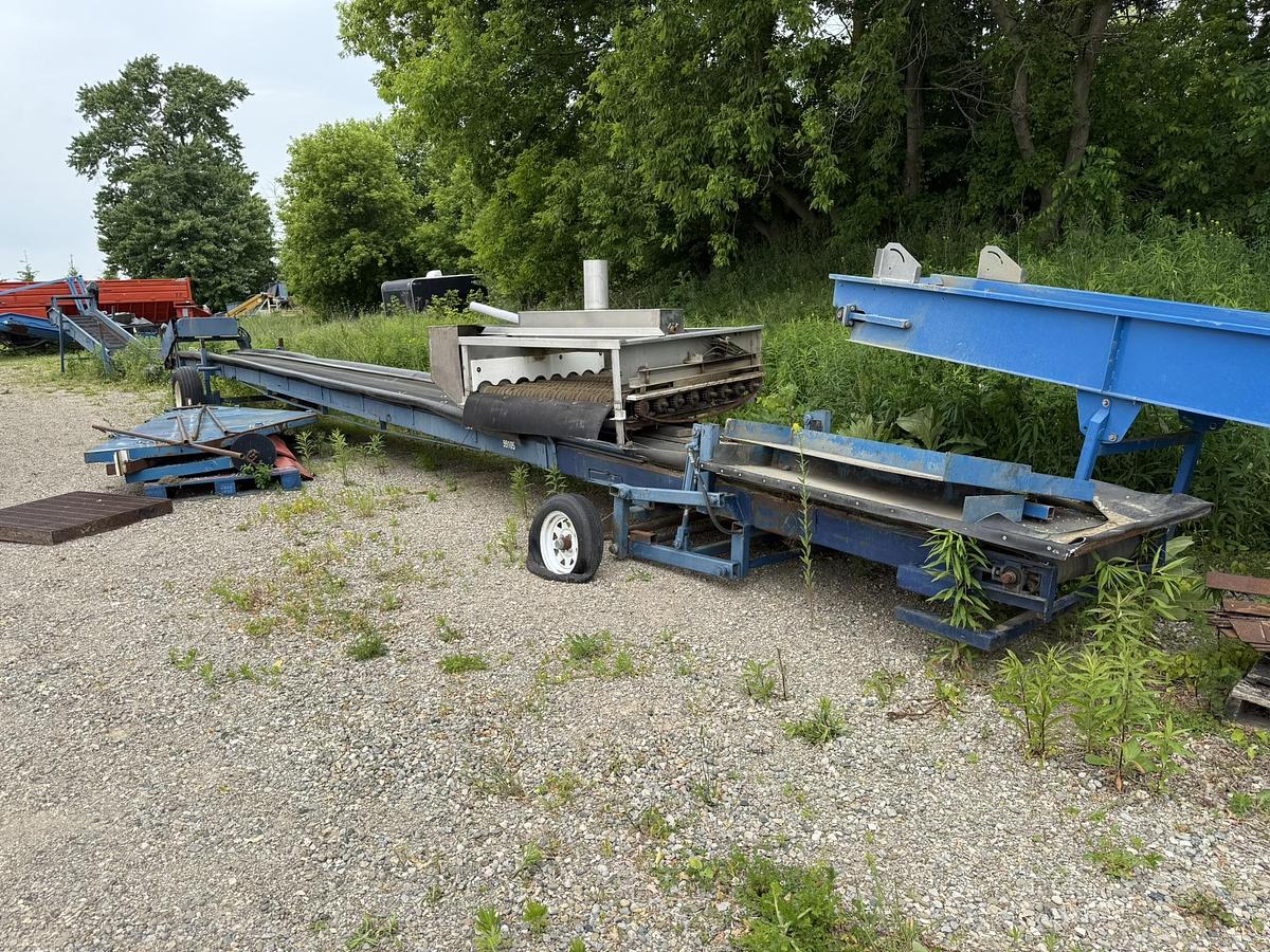 Used Alliston Machinery 44' Truck Unloding Conveyor