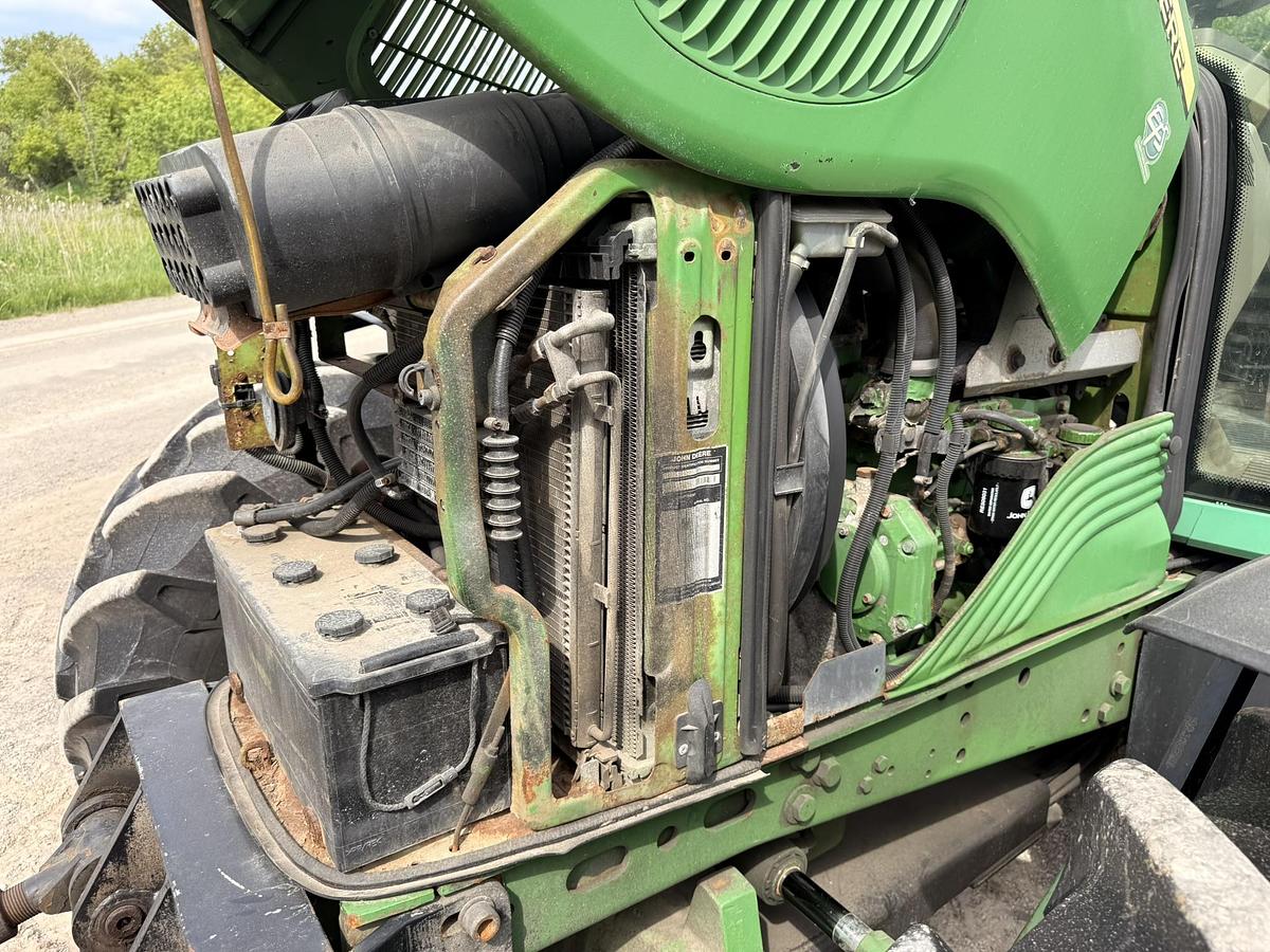 Used 2008 John Deere 6320, 24 SPD Power Quad, 9-15 HLA Blade