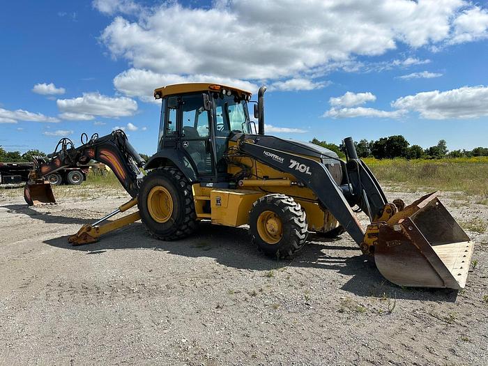 Used 2017 DEERE 710L Backhoe, 4wd, Cab, Heat, A/C, 4800 hours