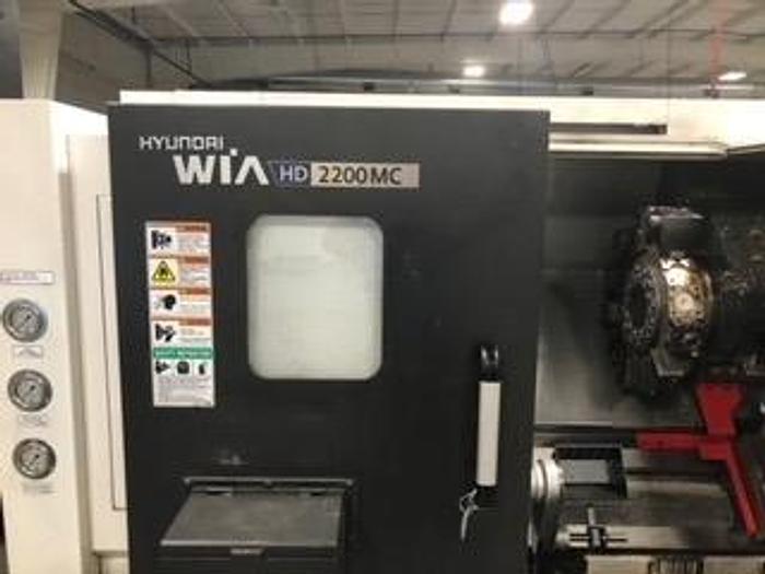 Used 2018 HYUNDAI HD 2200MC CNC Turning Center with Live Tooling ***Only 12 Hours***