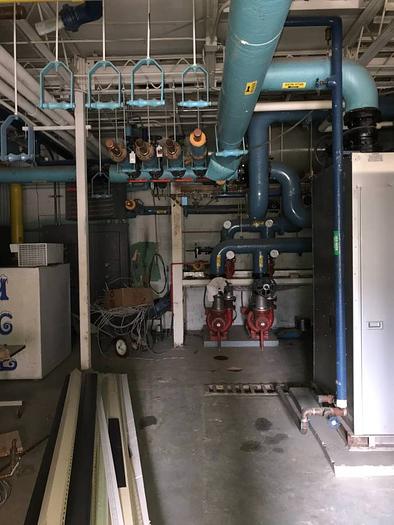 Used 165 HP Bryan Flexible Tube 50 PSI Steam Boiler 1988 Model RV550-W-FDG