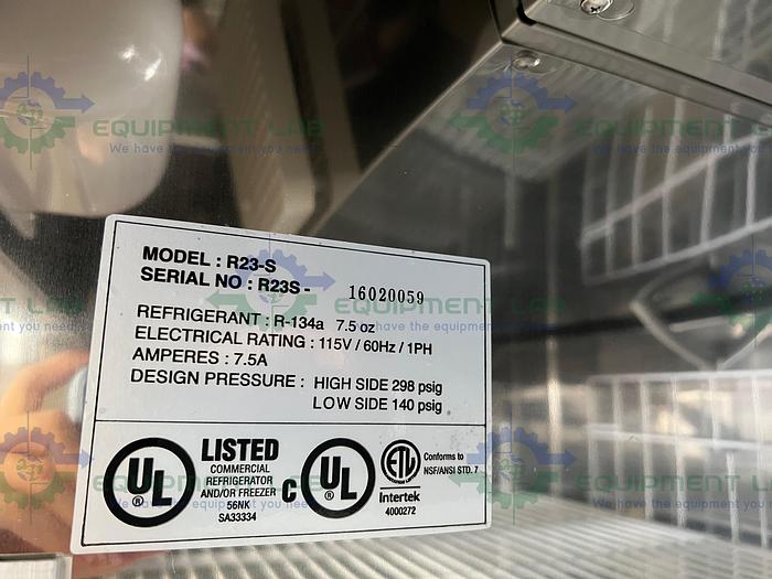 Used Norlake  R23-S Reach-In  Refrigerator +4°C 23 Cu. Ft, 115V