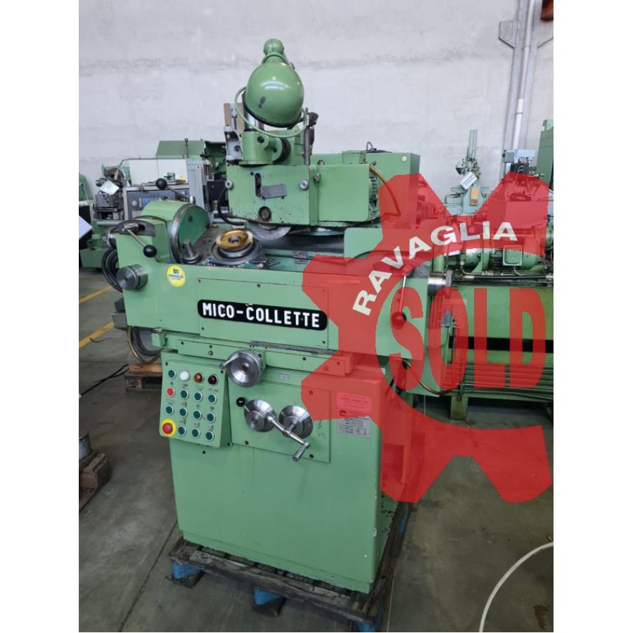 Used MICO-COLLETTE MC AO 200 straight and helical knife sharpener - SOLD