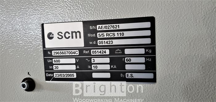 Used 2005 SCM Sandya 5S RCS 110 Widebelt Sander