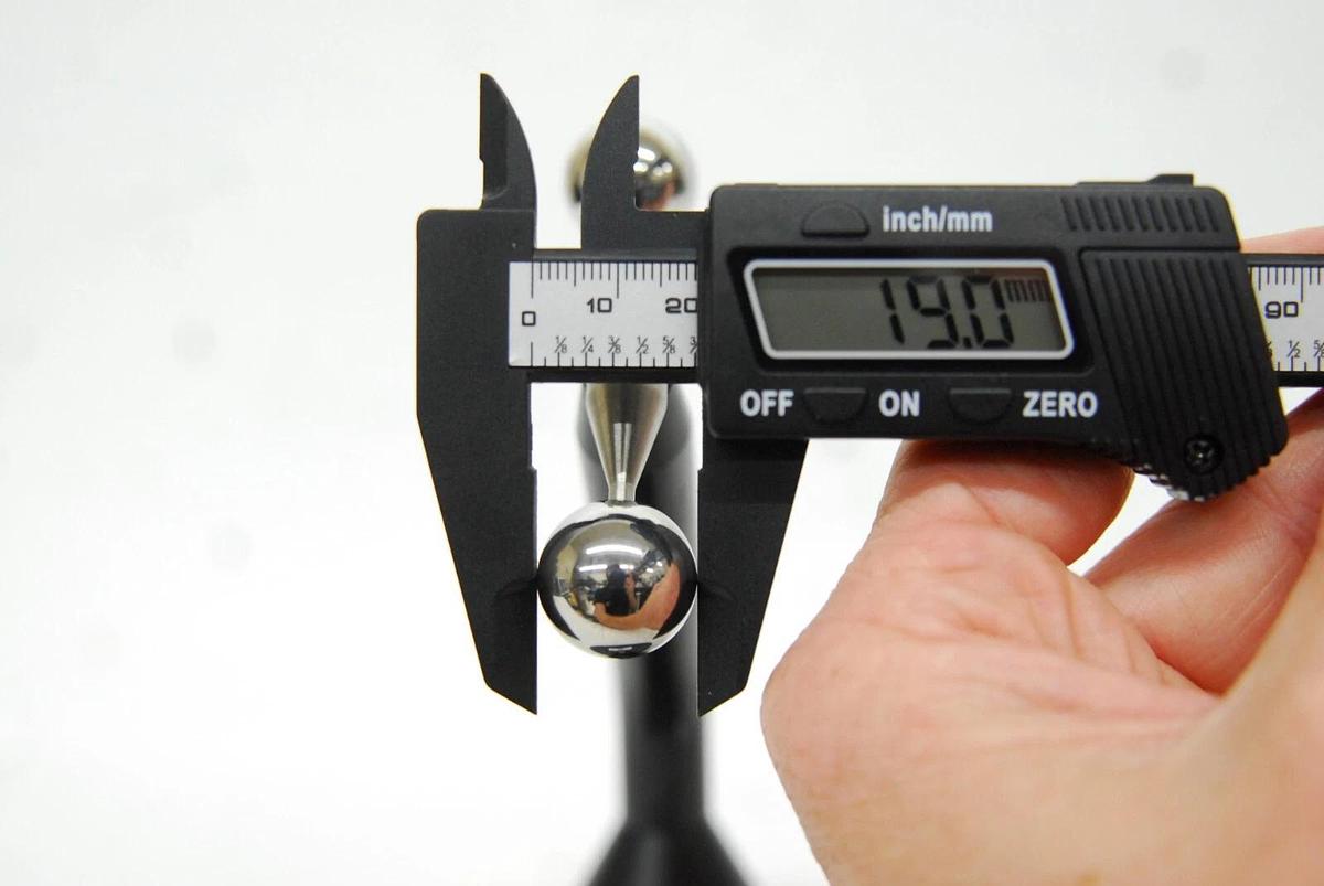 Used Renishaw Brown & Sharpe Hexagon CMM Probe Datum Calibration Standard .75008 in.