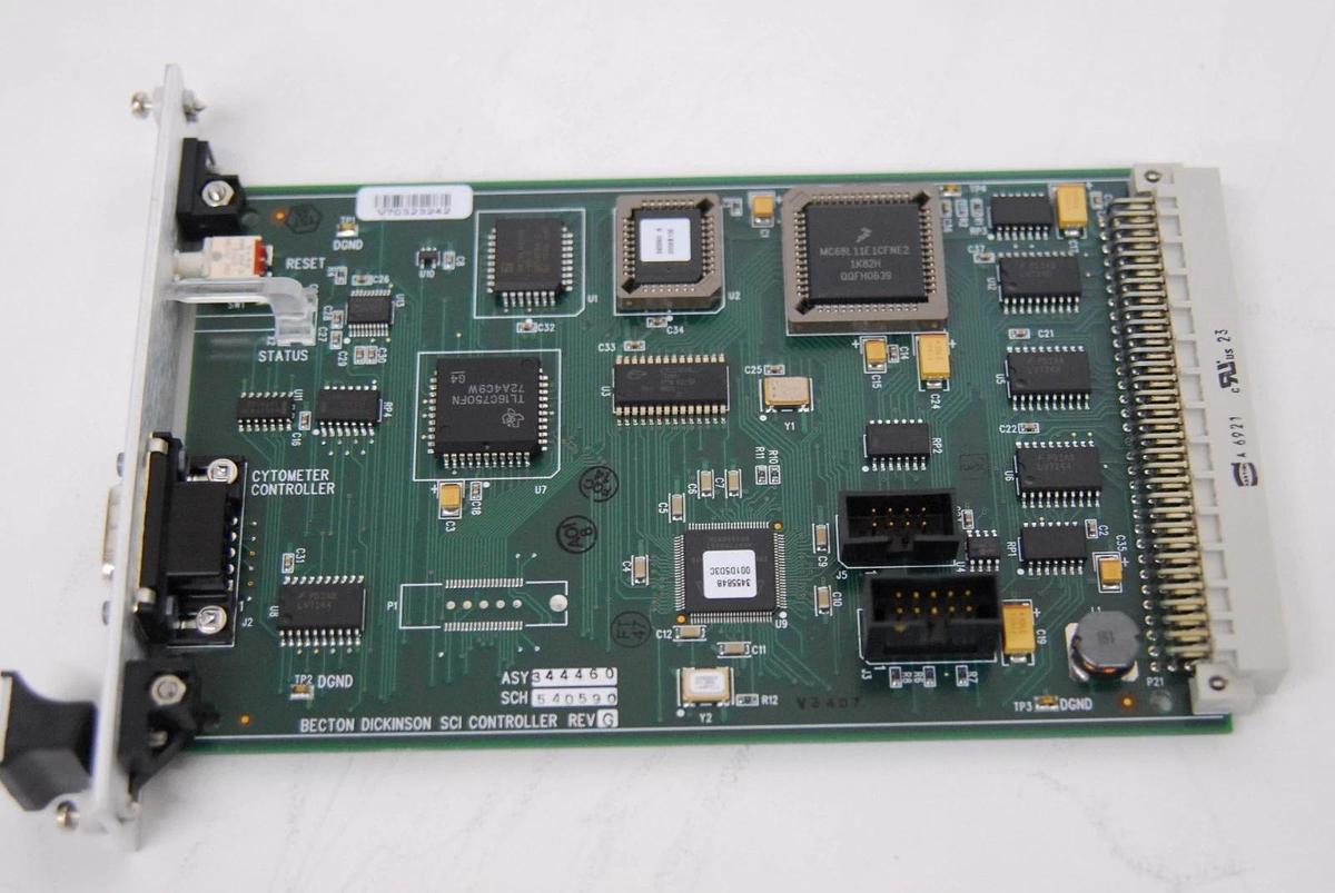 Used Becton Dickinson 344460 540590 Rev:G SCI Controller - BD FACSAria