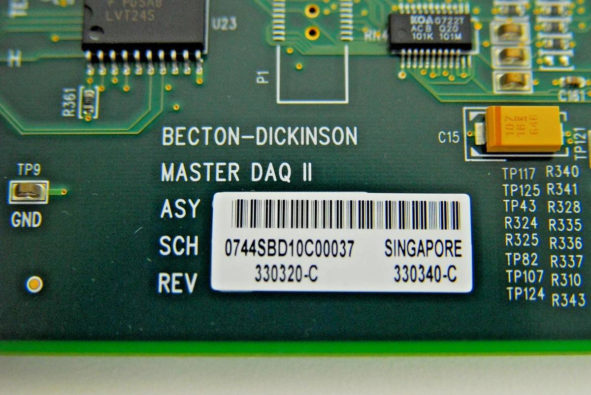 Used Becton Dickinson 330320-C 330340-C Master DAQ II Board (ADSP-21160) BD FACSAria