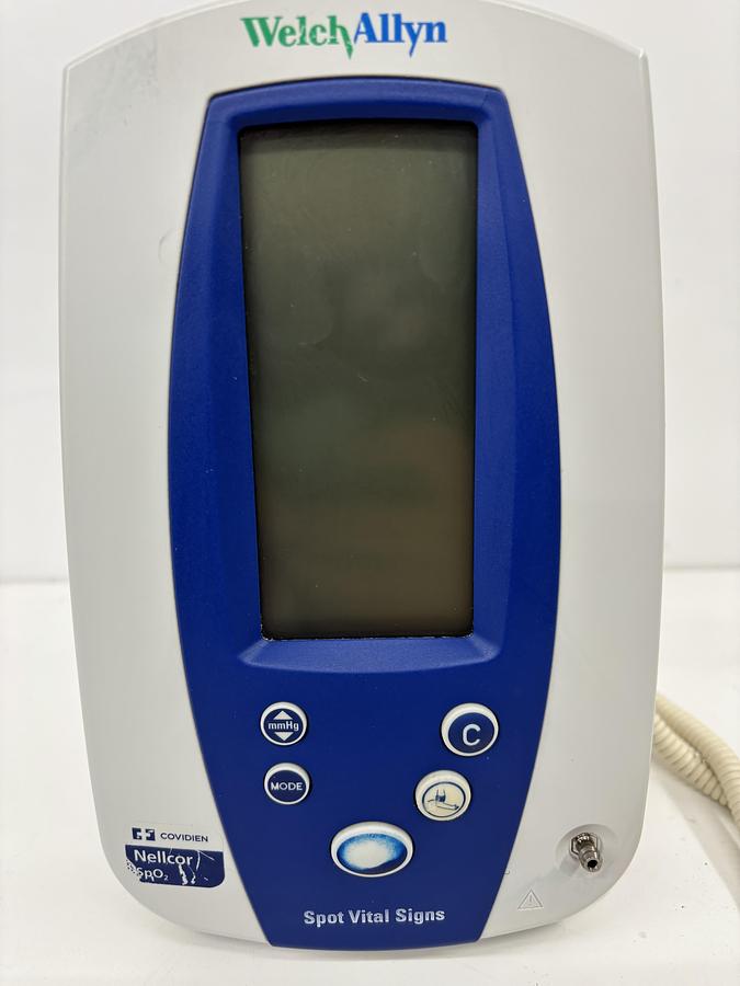 Used Welch Allyn 420 Spot Vital Monitor w/ Temp Probe + Power Supply
