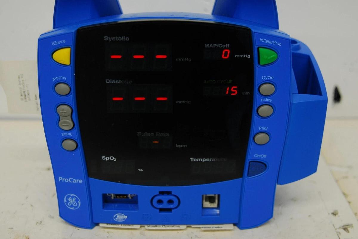 Used GE Dinamap ProCare 400 (DPC400NR) W/ Power Adapter- READ DESCRIPTION