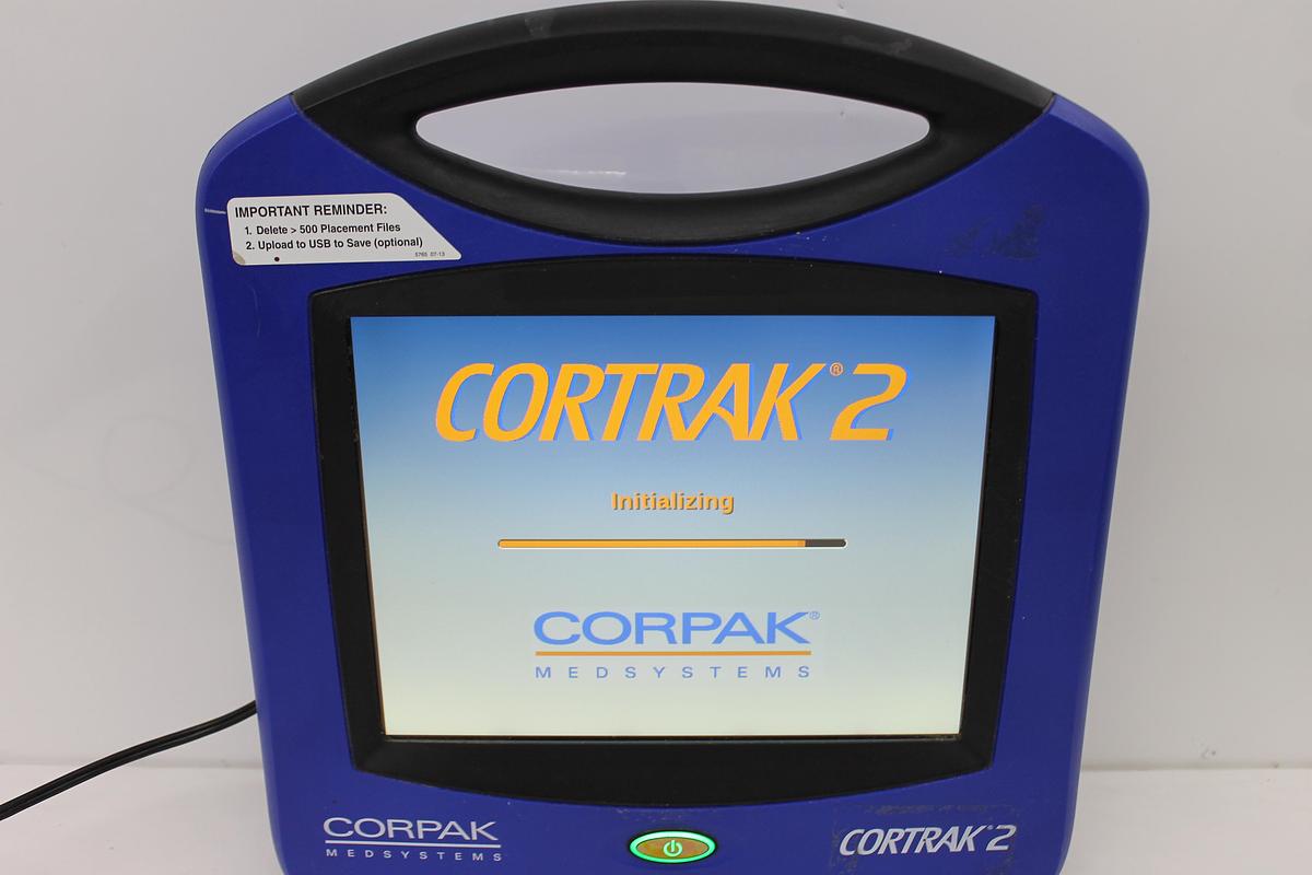 Used CORPAK CORTRAK 2 Enteral Access Device Ref 3700 Console - For Parts or Repair