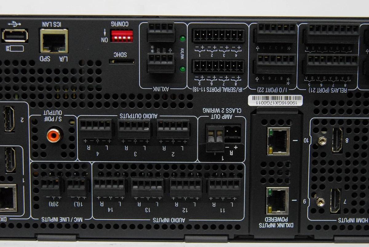 Used AMX Enova DVX-3255HD-SP 10x4 All-in-One Presentation Switcher