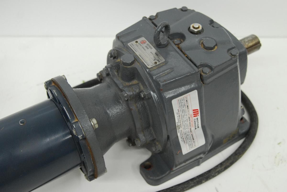 Used Gearmotors Series 3000 CBN3253-S-B3-U-56C-NM Gearbox w/ A.O.Smith 46807372143-0A 1725 RPM Motor